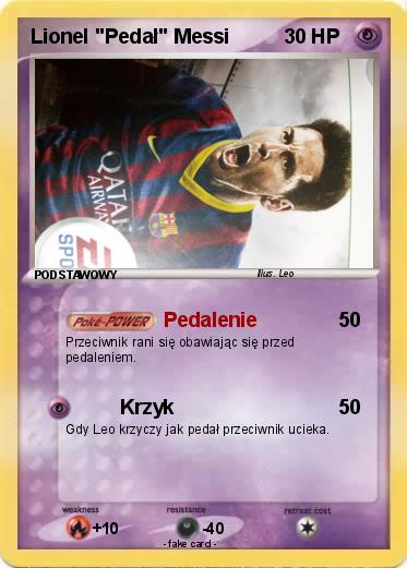 Pokemon Lionel "Pedał" Messi