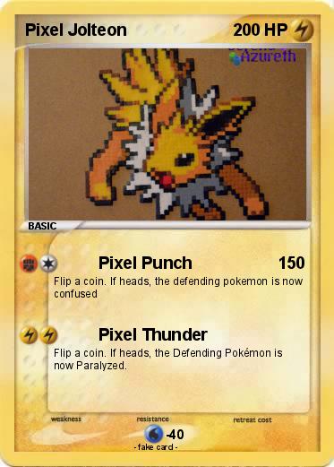 Pokemon Pixel Jolteon