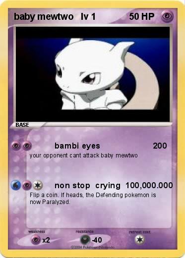 Pokemon baby mewtwo   lv 1
