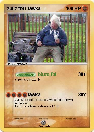 Pokemon zul z fbi i ławka