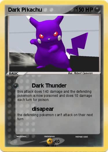 Pokemon Dark Pikachu