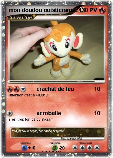 Pokemon mon doudou ouisticram