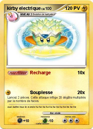 Pokemon kirby electrique