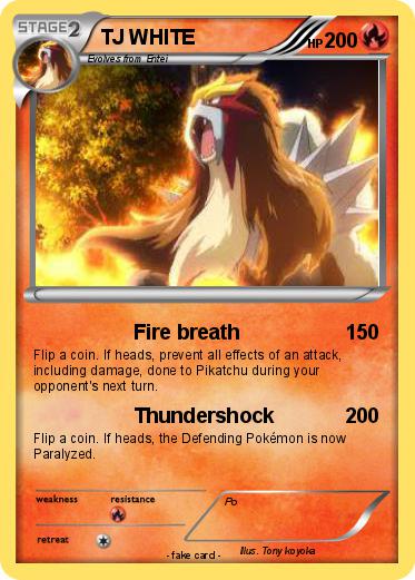 Pokemon TJ WHITE