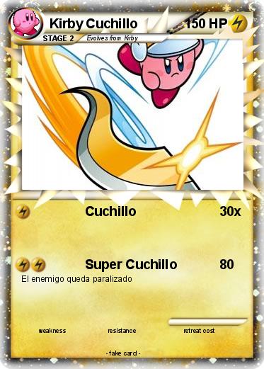 Pokemon Kirby Cuchillo