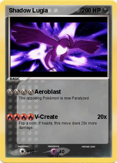 Pokemon Shadow Lugia