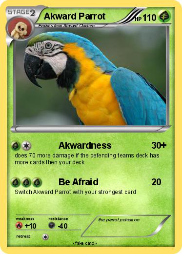 Pokemon Akward Parrot