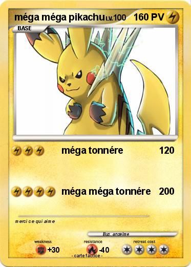 Pokemon méga méga pikachu