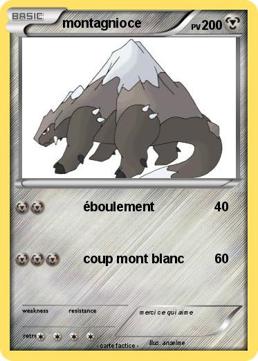 Pokemon montagnioce