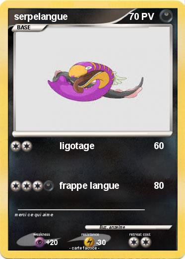 Pokemon serpelangue