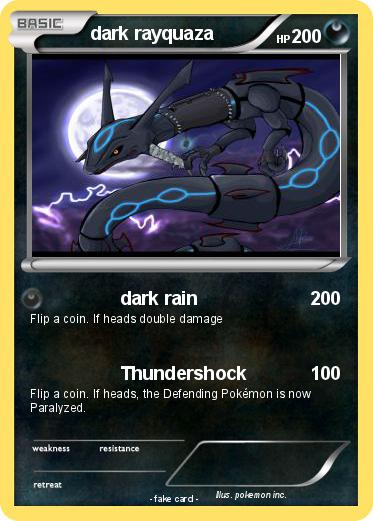 Pokemon dark rayquaza