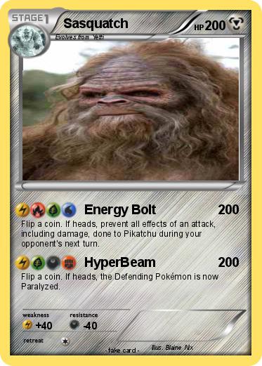 Pokemon Sasquatch