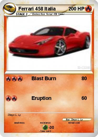 Pokemon Ferrari 458 Italia