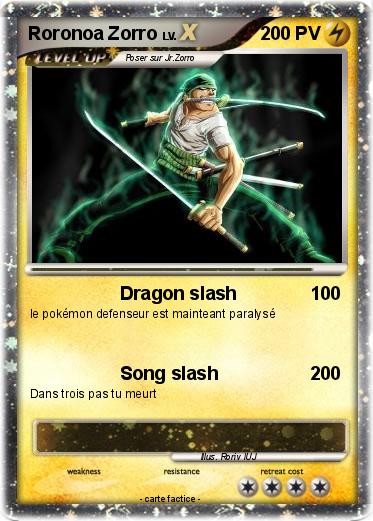 Pokemon Roronoa Zorro
