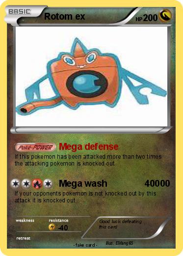 Pokemon Rotom ex