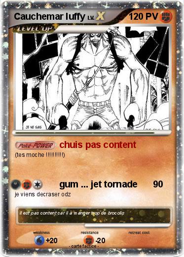 Pokemon Cauchemar luffy