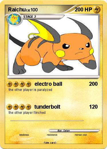 Pokemon Raichu