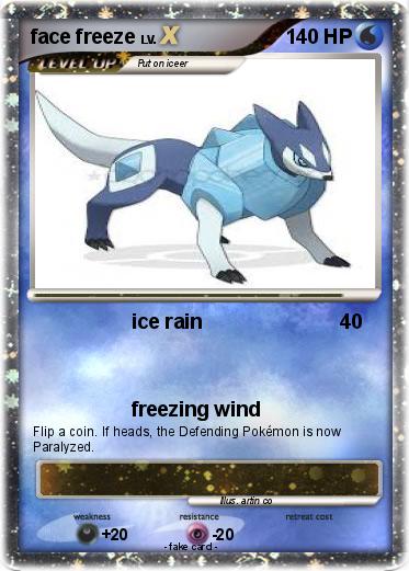 Pokemon face freeze