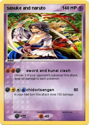 Pokemon sasuke and naruto