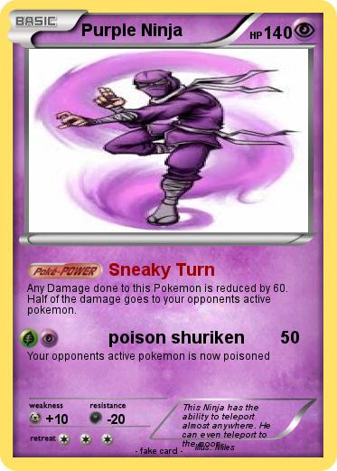 Pokemon Purple Ninja