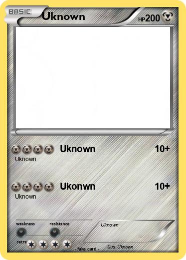 Pokemon Uknown