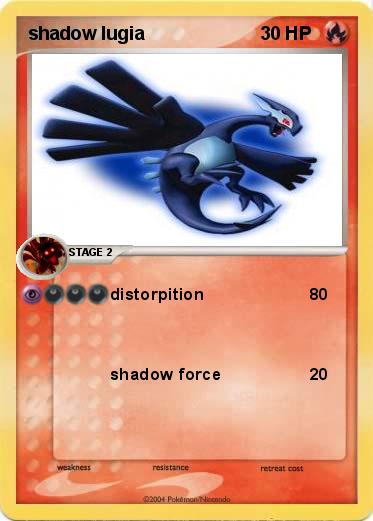 Pokemon shadow lugia