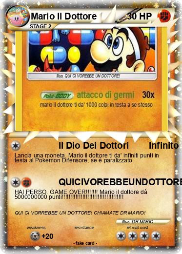 Pokemon Mario Il Dottore