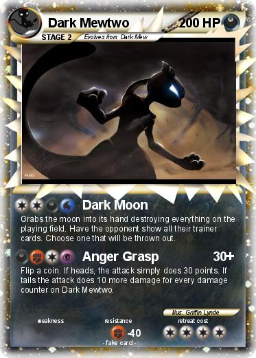 Pokemon Dark Mewtwo
