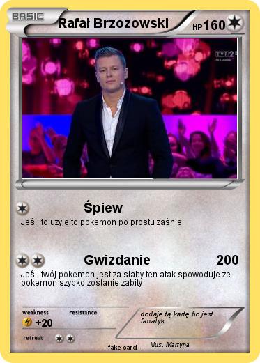 Pokemon Rafał Brzozowski