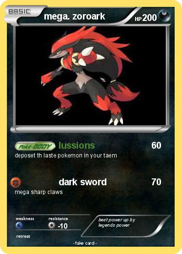 Pokemon mega. zoroark