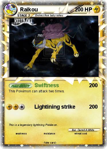 Pokemon Raikou