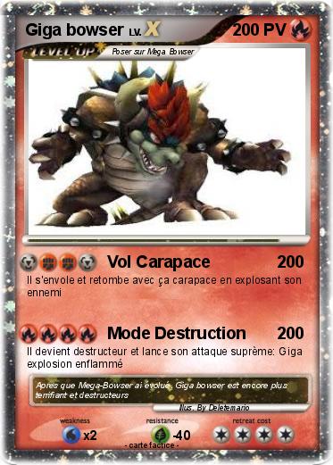 Pokemon Giga bowser