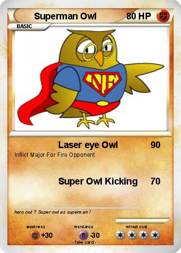 Pokemon Superman Owl
