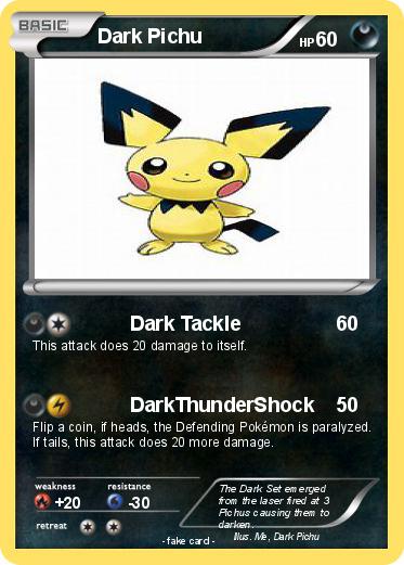 Pokemon Dark Pichu