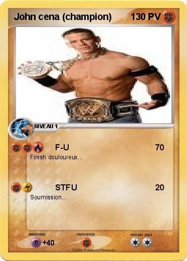 Pokemon John cena (champion)