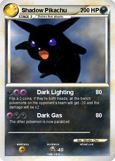 Pokemon Shadow Pikachu