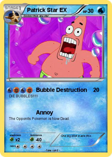 Pokemon Patrick Star EX