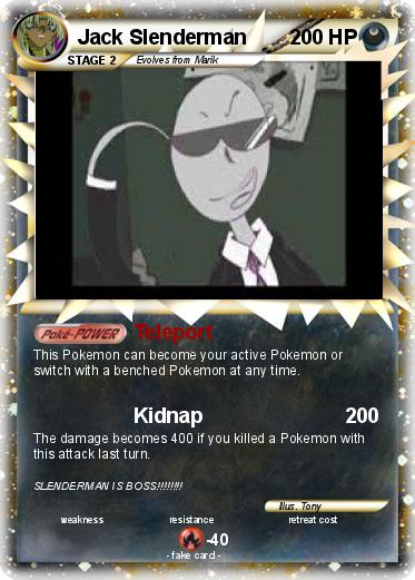 Pokemon Jack Slenderman