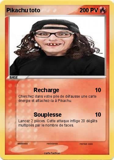 Pokemon Pikachu toto