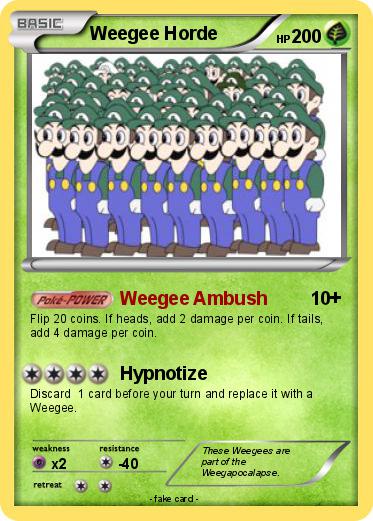 Pokemon Weegee Horde