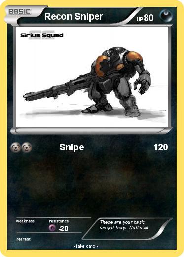 Pokemon Recon Sniper