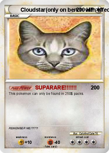 Pokemon Cloudstar(only on bench with effect of Firestars dream trainer