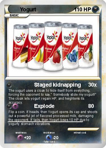 Pokemon Yogurt