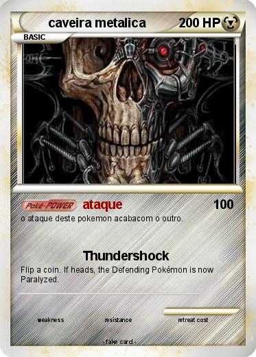 Pokemon caveira metalica