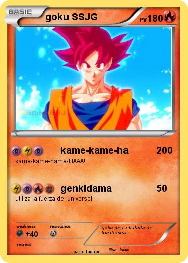 Pokemon goku SSJG