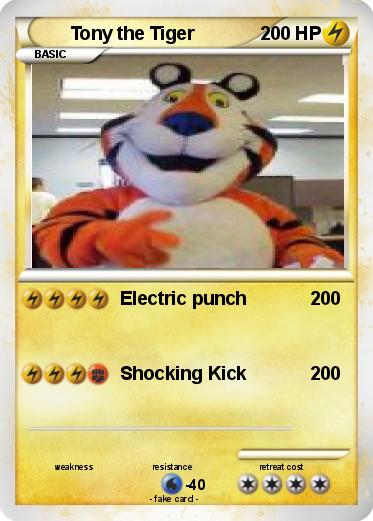 Pokemon Tony the Tiger