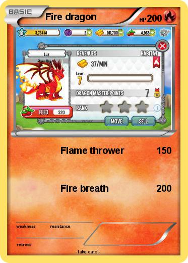 Pokemon Fire dragon
