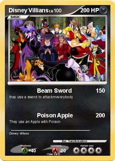 Pokemon Disney Villians