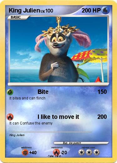 Pokemon King Julien