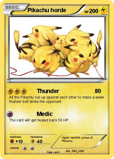 Pokemon Pikachu horde
